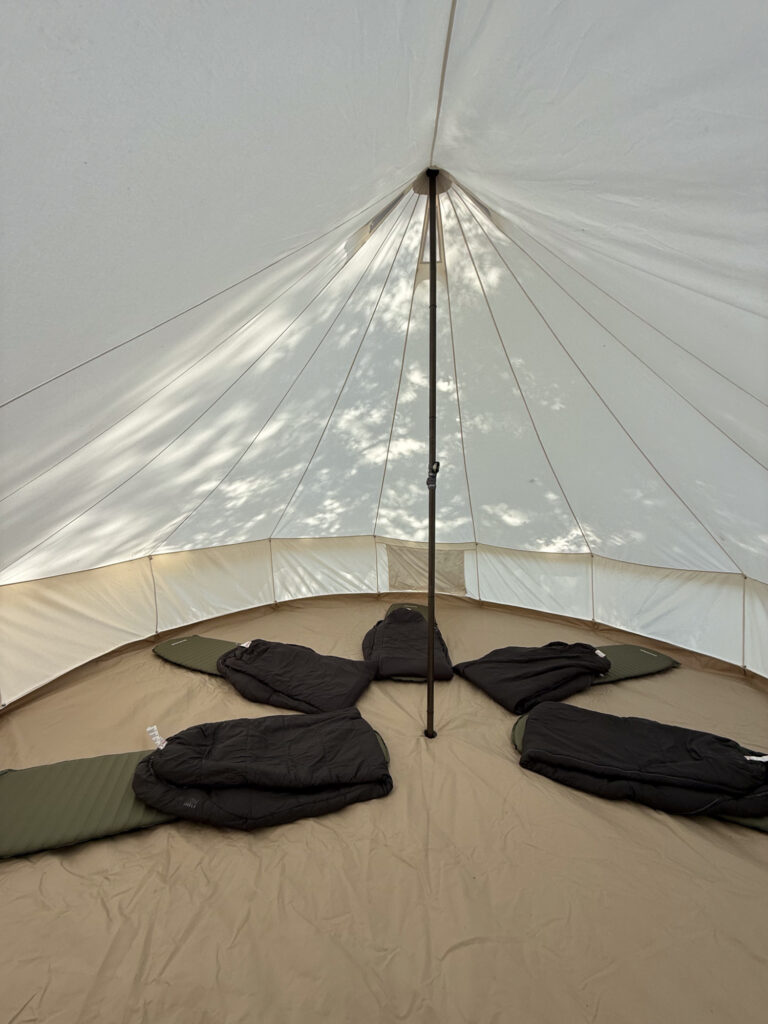 Camping Outsider Tent Binnenkant