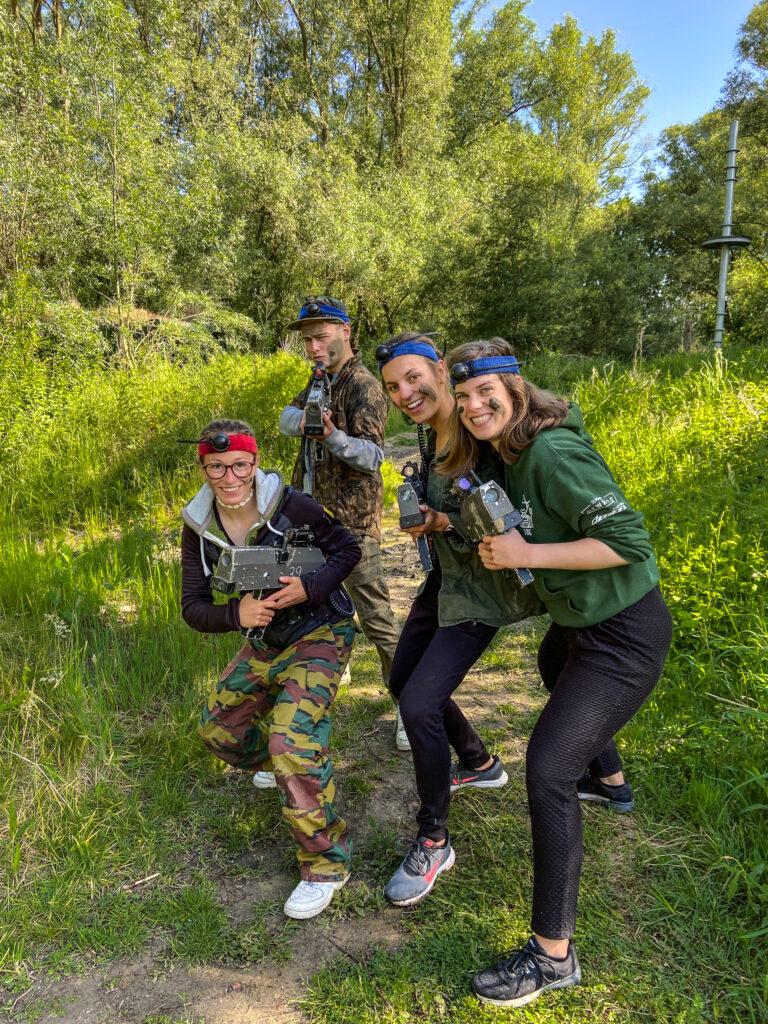 Lasershooting-activiteit