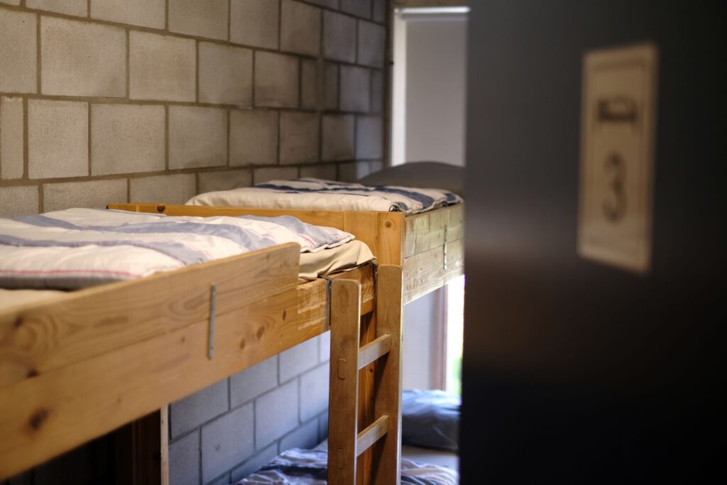Jeugdverblijf 't Kraaienest slaapzaal