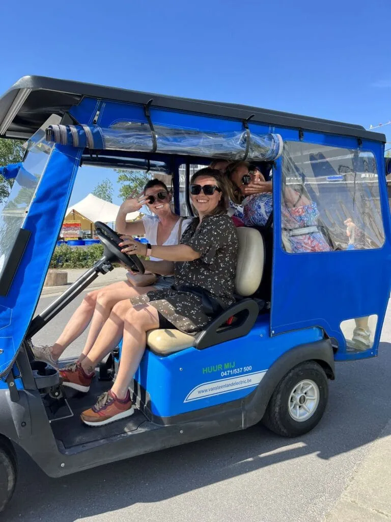 Teambuilding bedrijven Electric Golfcar Tour