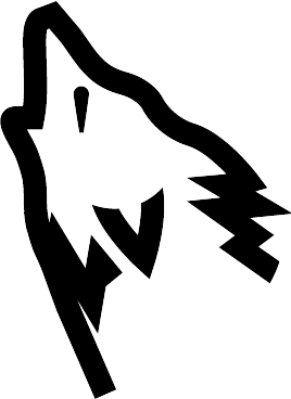 TO wolf logo zwart